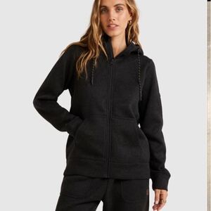 Billsbong Adventure Collection Black Zip Up Hoodie S
